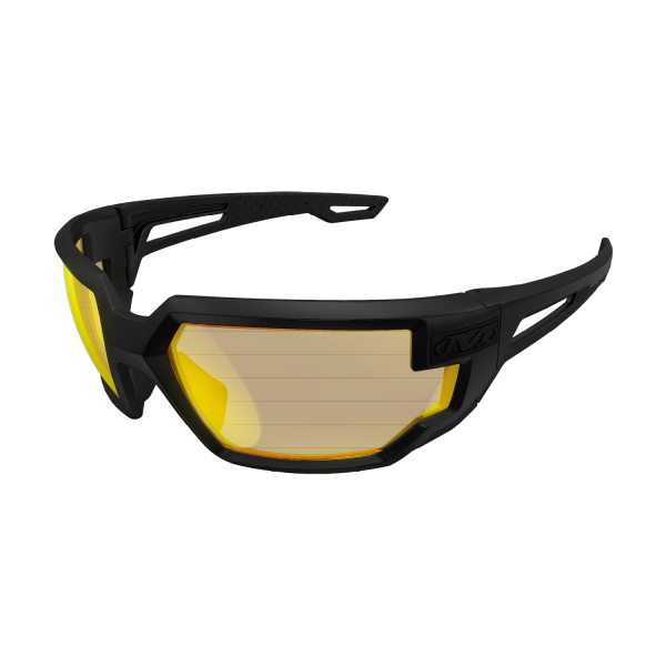 Mechanix Wear Type-X Tactical Eyewear - Black Frame/Amber Lens