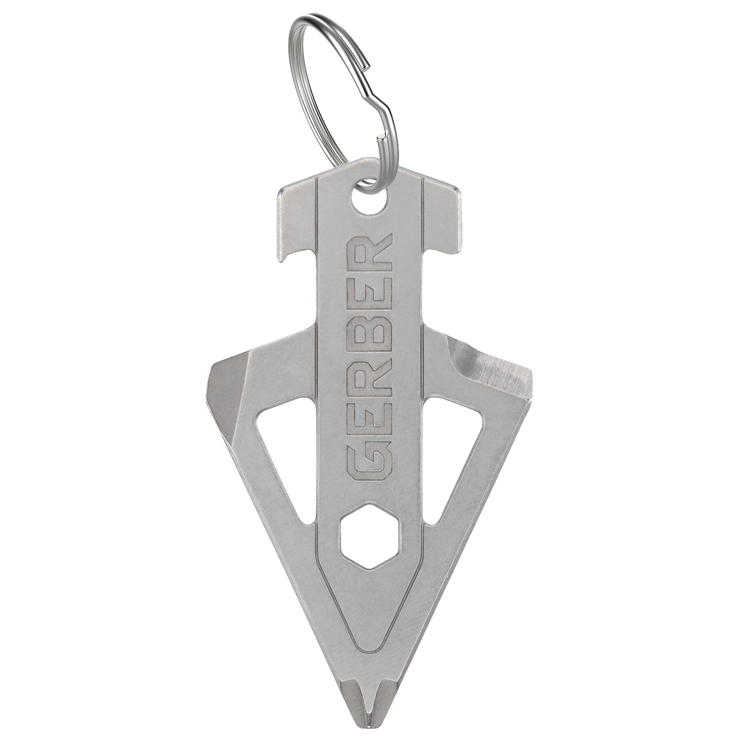 Gerber Broadhead Keychain Tool - Silver