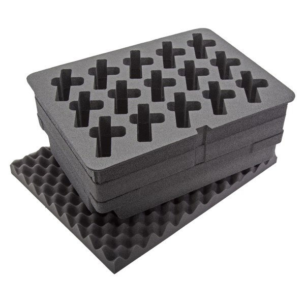 Nanuk 950 Custom Foam - 15-Up Gun